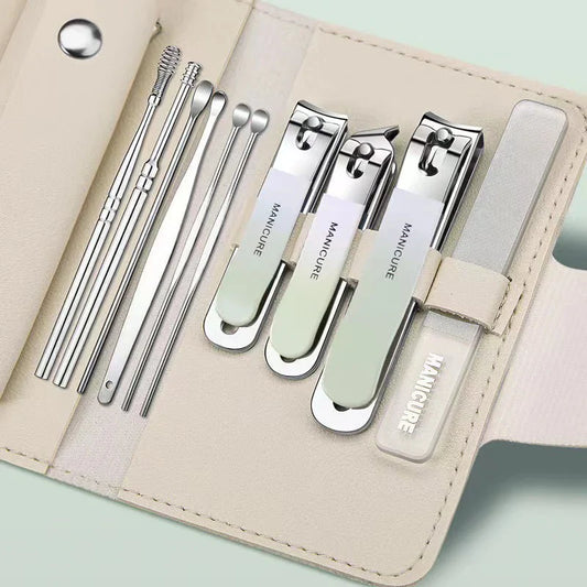 💼 10-Piece Nail Care Set – All-in-One Grooming Essentials