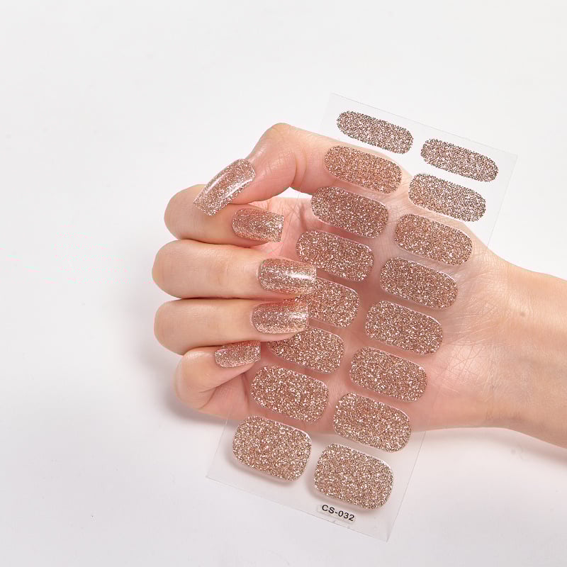 💅SEMICURED UV GEL NAIL STICKERS KIT