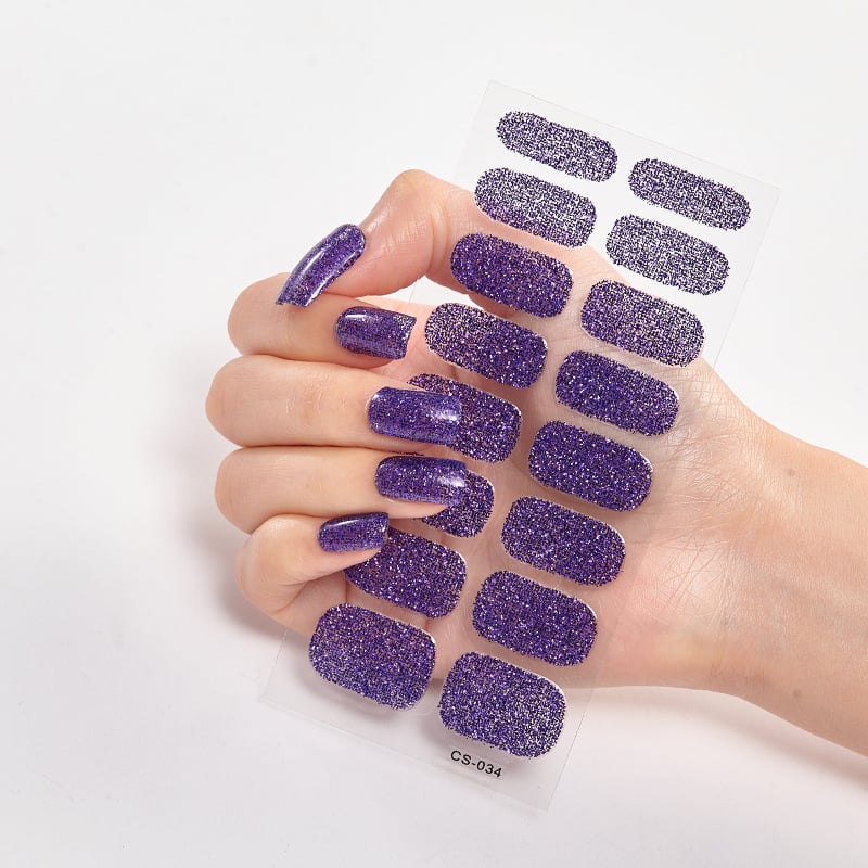 💅SEMICURED UV GEL NAIL STICKERS KIT