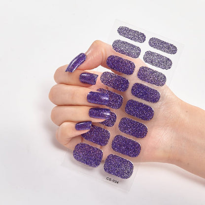 💅SEMICURED UV GEL NAIL STICKERS KIT